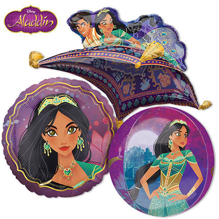 Aladdin & Jasmine balloons and partyware