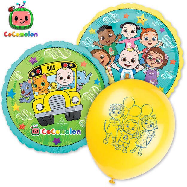 Cocomelon balloons and partyware