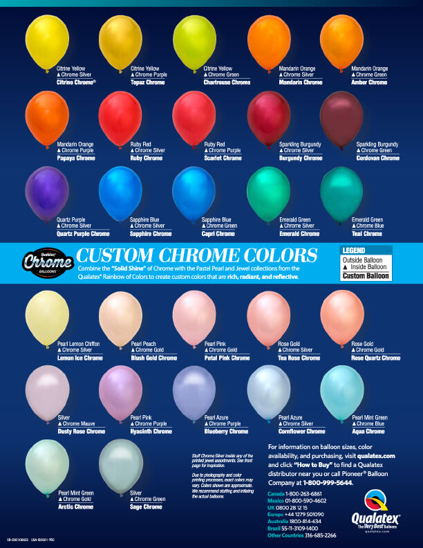 Qualatex Custom Chrome Colors