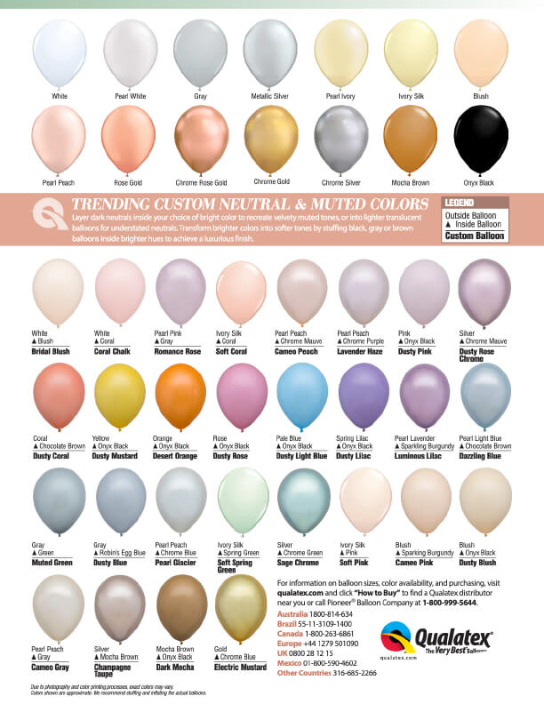 Qualatex Custom Neutral & Muted Colors