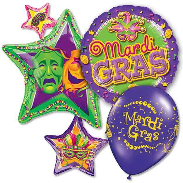Mardi Gras Balloons