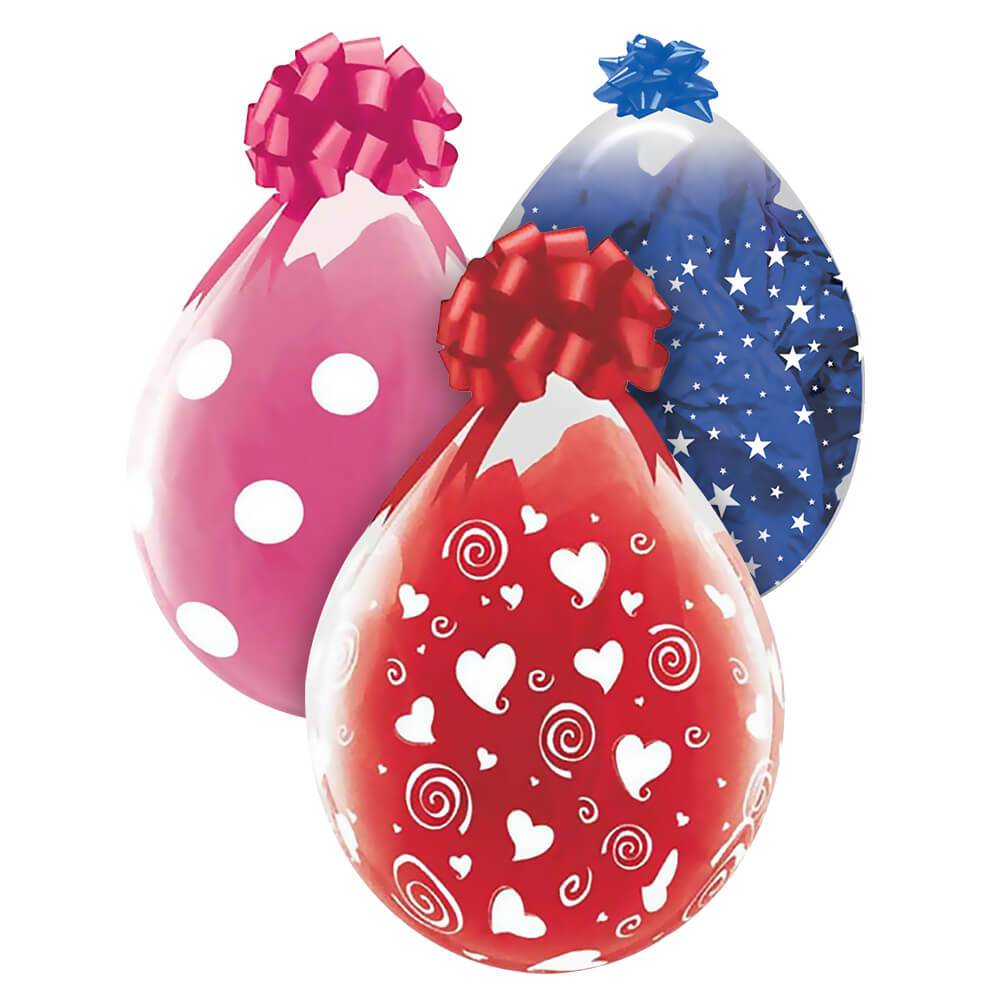 Clear Stuffing Pattern Balloon Collections